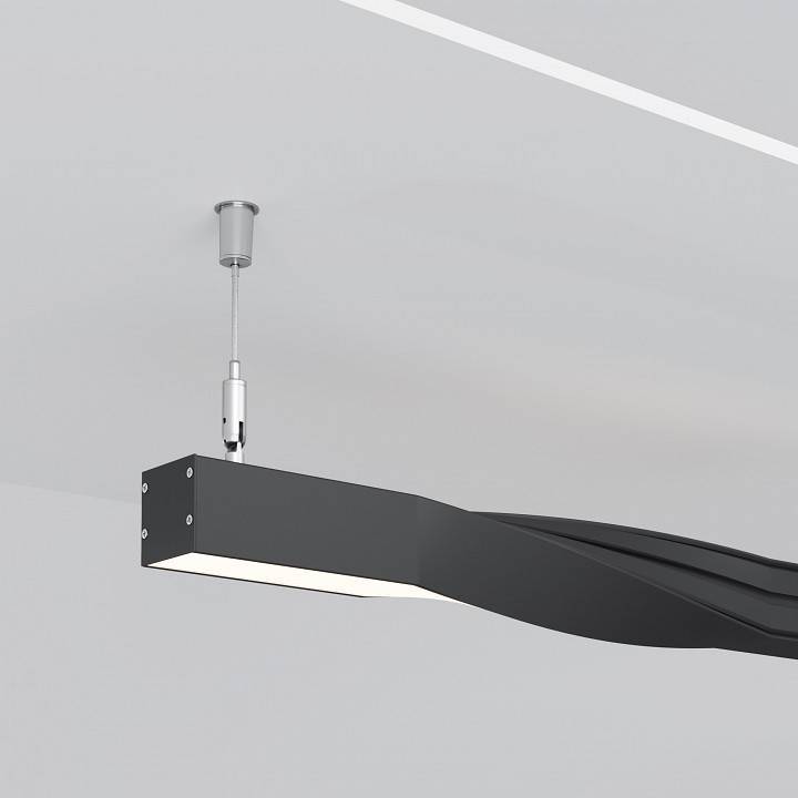 Профиль накладной Maytoni Led strip 90° 0.4 м ALM-3535R-B-TR-90°-0.4M