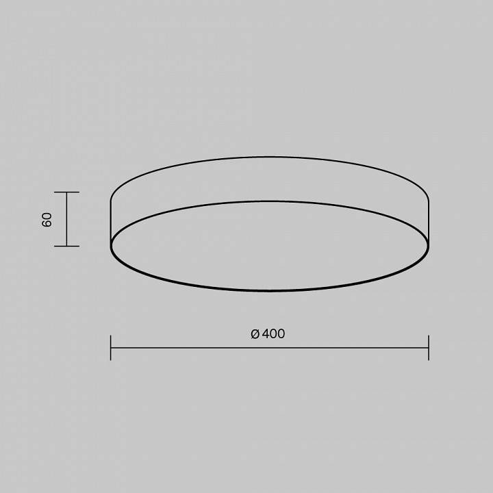 Накладной светильник Maytoni Zon C032CL-45W2.7K-RD-W