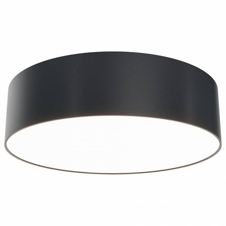 Потолочный светильник Maytoni Zon LED 32 Вт 3000 К черный C032CL-L32B3K