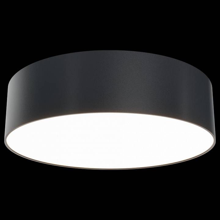 Потолочный светильник Maytoni Zon LED 32 Вт 3000 К черный C032CL-L32B3K