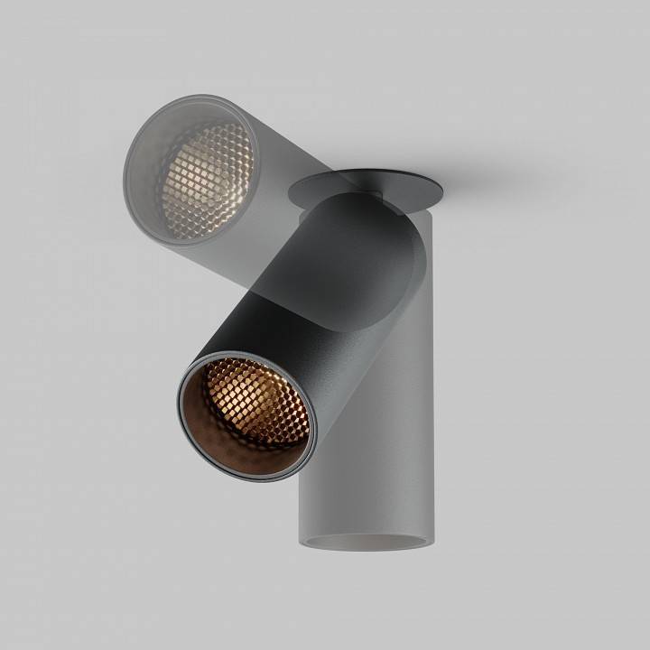 Встраиваемый светильник на штанге Maytoni FOCUS LED C053CL-L12W2.7K-W-B