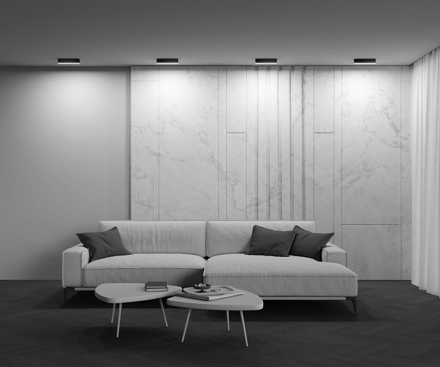 Накладной светильник Maytoni Basis 20 Вт C068CL-20W3-6K-B