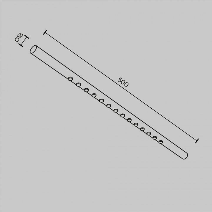 Модульный светильник Maytoni Points C101CL-L500-12W3-6K-BS