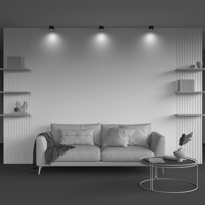 Накладной светильник Maytoni Technical Calipso C106CL-GX53-B