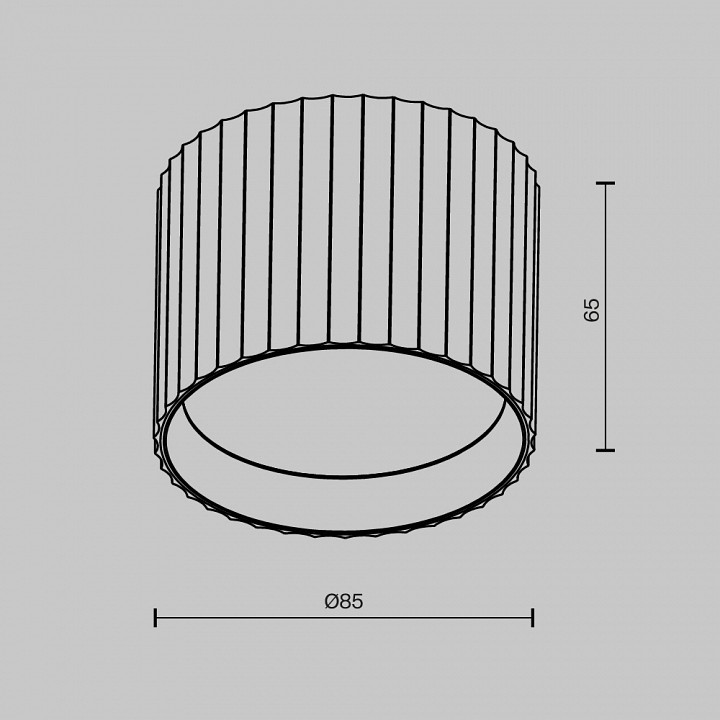 Светильник накладной Maytoni Technical Calipso GX53 C106CL-GX53-W