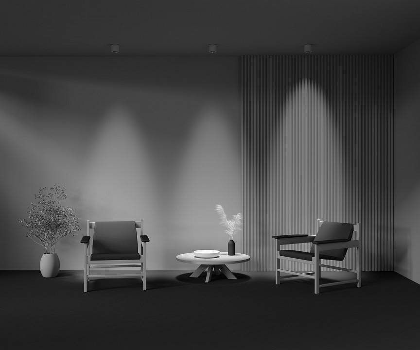 Светильник накладной Maytoni Lens 15 Вт 3000K белый C217CL-15W3K-W