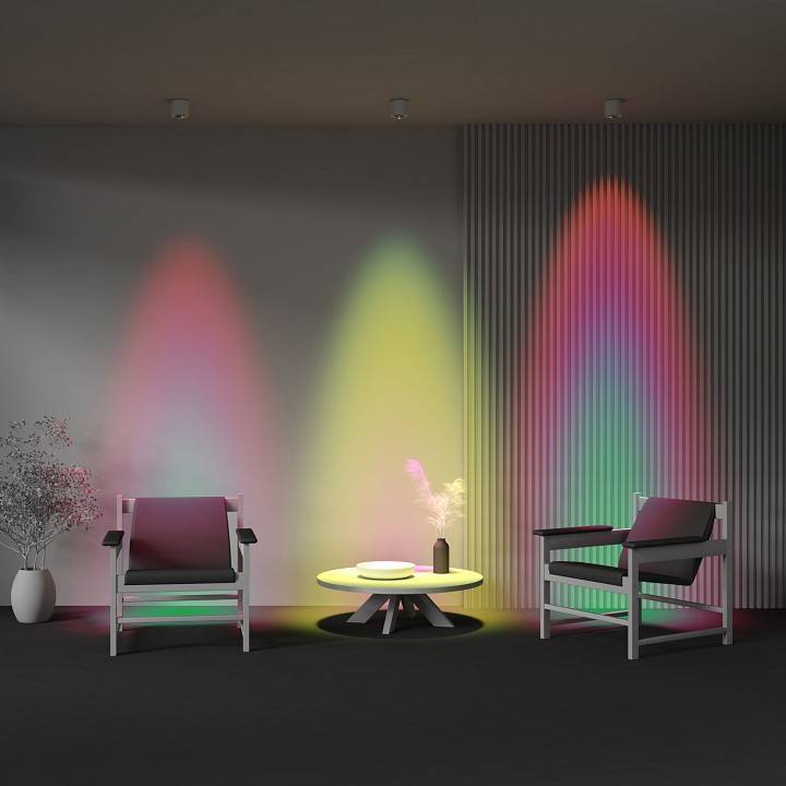 Светильник накладной Maytoni Lens 15 Вт 3000K белый C217CL-15W3K-W