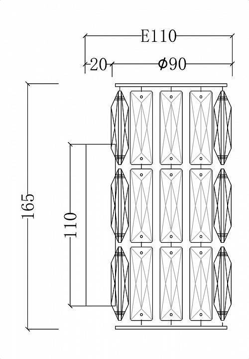 Бра Maytoni Talento 1xG9 DIA008WL-1CH