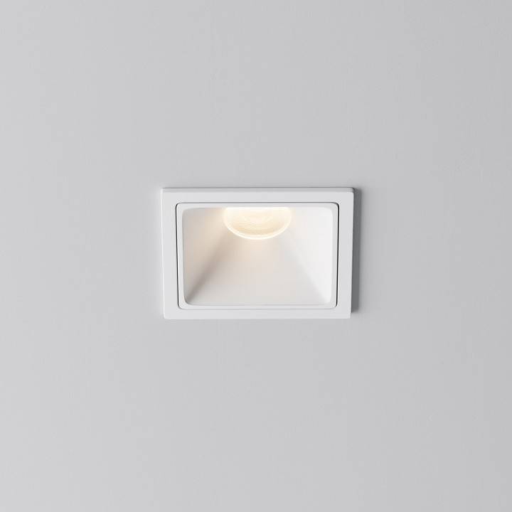 Встраиваемый светильник Maytoni Alfa LED DL043-01-10W3K-SQ-W-1