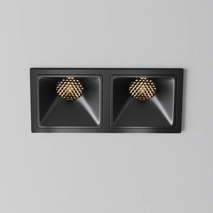 Встраиваемый светильник Maytoni Alfa LED DL043-02-10W3K-SQ-B-1