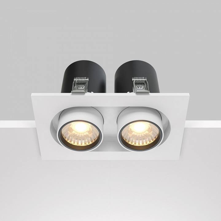 Встраиваемый светильник на штанге Maytoni Hidden DL045-02-10W3K-W