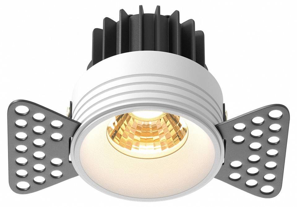 Встраиваемый светильник Maytoni Round DL058-7W2.7K-TRS-W