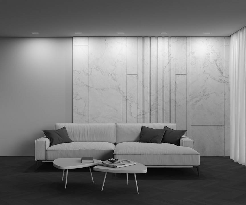 Встраиваемый светильник Maytoni Basis DL066-12W3-6K-TRS-W