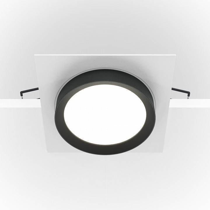 Встраиваемый светильник Maytoni Hoop DL086-GX53-SQ-WB
