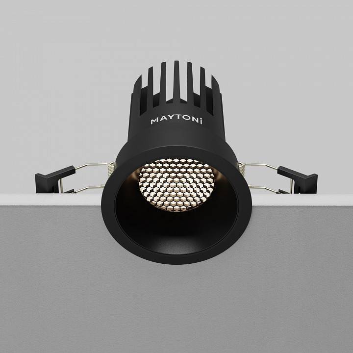 Встраиваемый светильник Maytoni Dip DL117-15W-4K-B