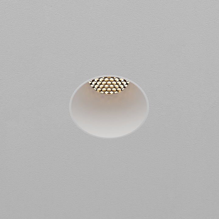 Встраиваемый светильник Maytoni 10 Вт 3000 K белый DL120-10W-3K-TRS-W