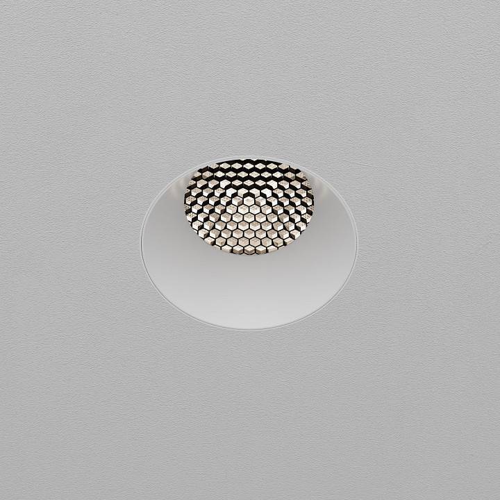 Встраиваемый светильник Maytoni Dip 15 Вт 4000 К белый DL121-15W-4K-TRS-W