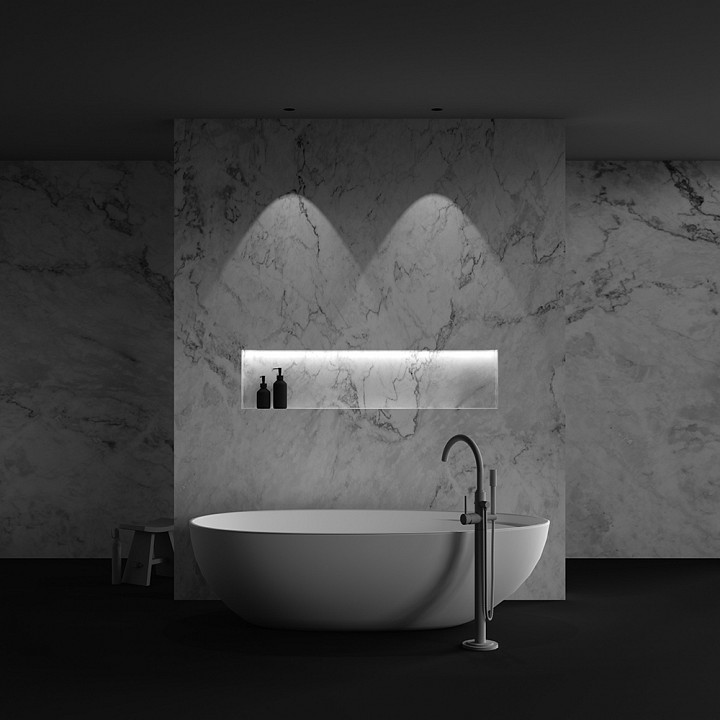 Встраиваемый светильник Maytoni  DL122-15W-3K-TRS-B