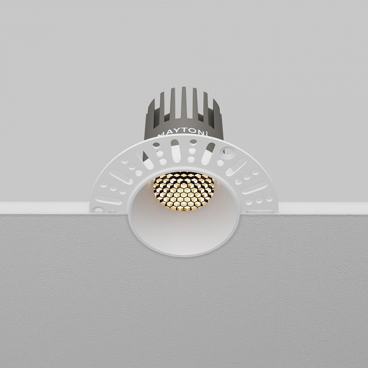 Встраиваемый светильник Maytoni  DL124-10W-3K-TRS-W