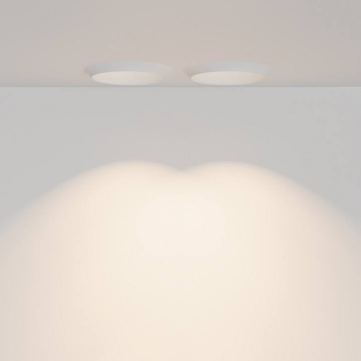 Встраиваемый светильник Maytoni Gyps Modern DL124-GU10-02-TRS-W