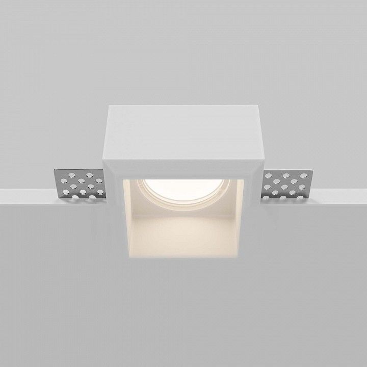 Встраиваемый светильник Maytoni Technical Gyps Modern DL131-GU10-01-W
