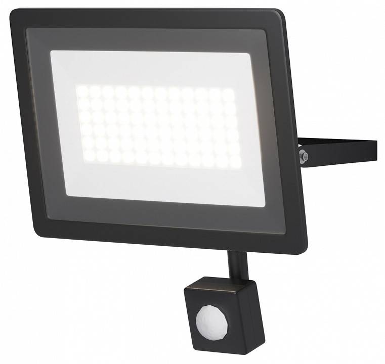 Прожектор светодиодный Maytoni Flood 50 Вт 4000 К с датчиком движения FL001-L50B4KSR