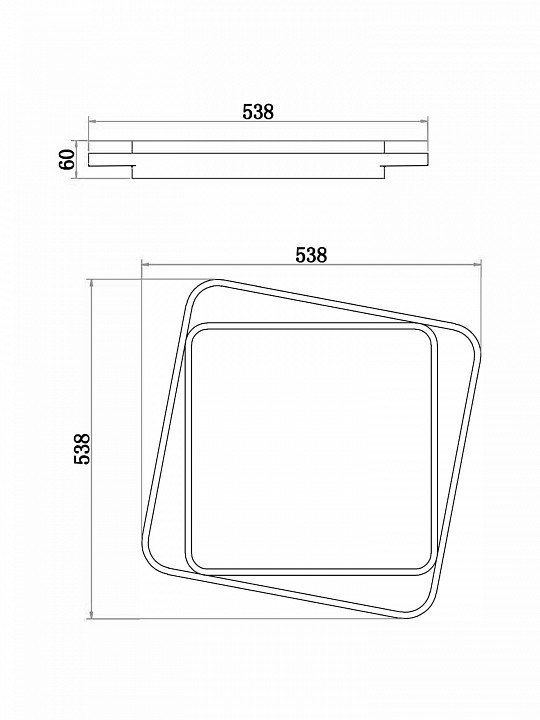 Накладной светильник Freya  FR10030CL-L88W