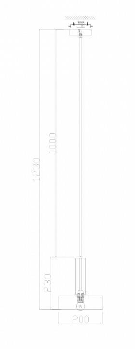 Подвесной светильник Freya Izza FR4008PL-01BBS