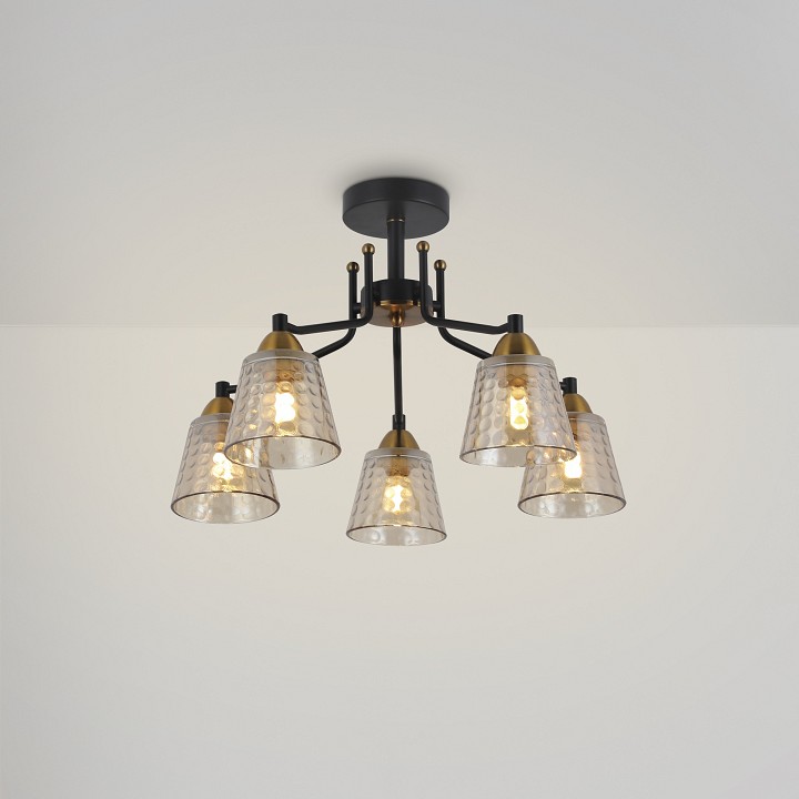 Люстра на штанге Freya Capella FR4017PL-05BBZ