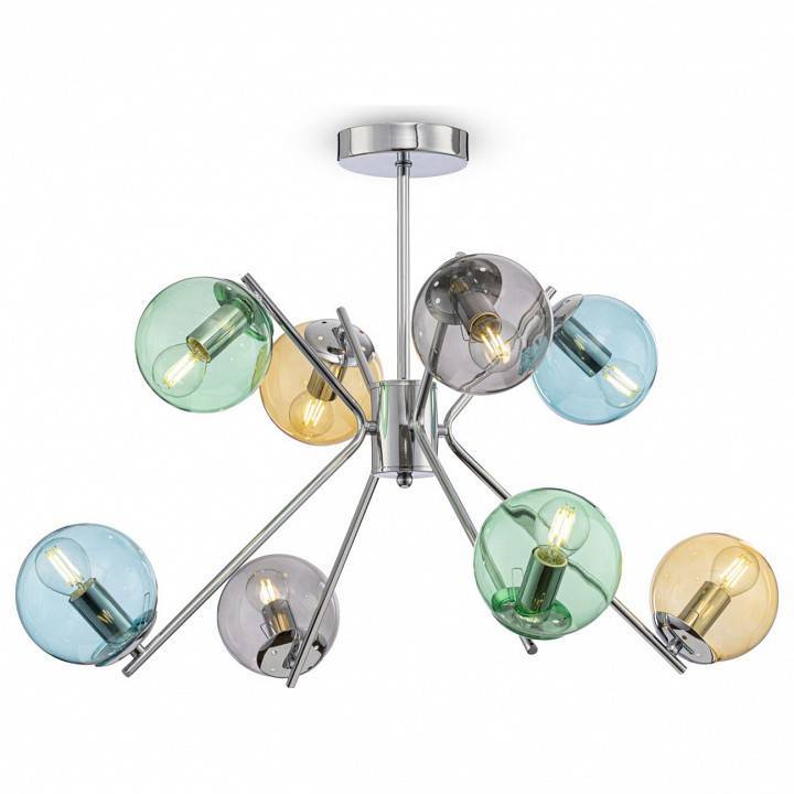 Люстра на штанге Freya Nancy 8 ламп FR5083PL-08CH