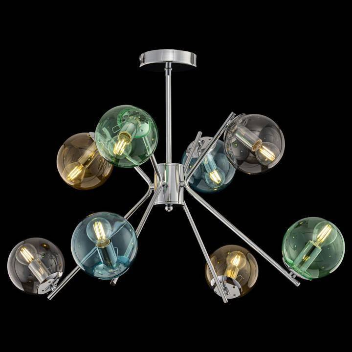 Люстра на штанге Freya Nancy 8 ламп FR5083PL-08CH