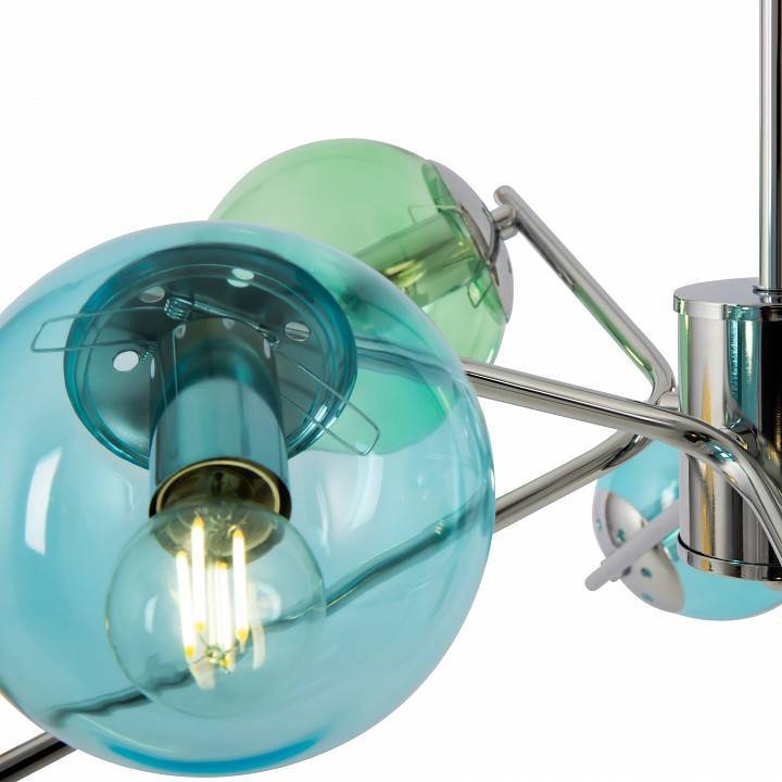 Люстра на штанге Freya Nancy 8 ламп FR5083PL-08CH