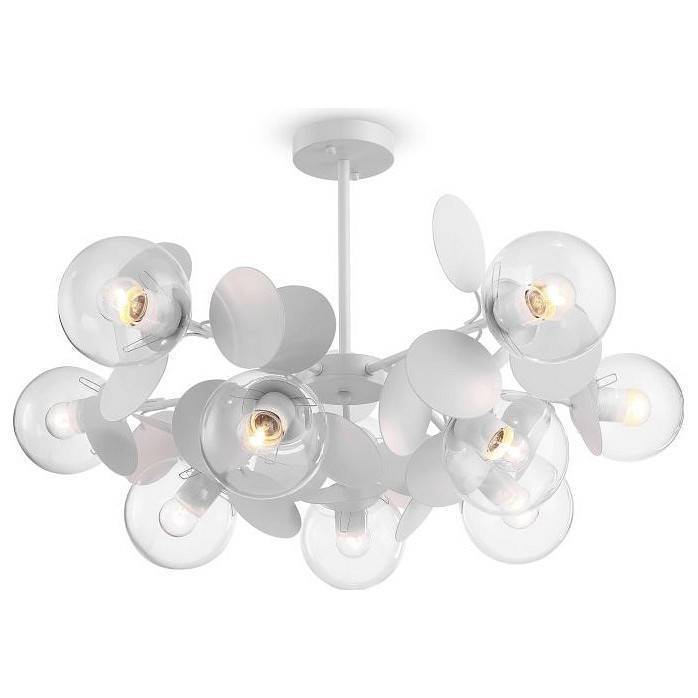 Люстра на штанге Freya Satellite 10 ламп FR5165PL-10W