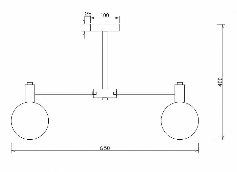 Люстра на штанге Freya Globo FR5175PL-06BS