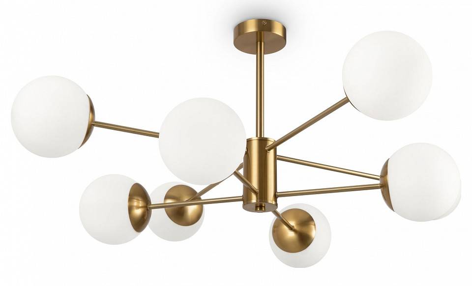 Люстра на штанге Freya Sonder 8 ламп FR5204PL-08BS