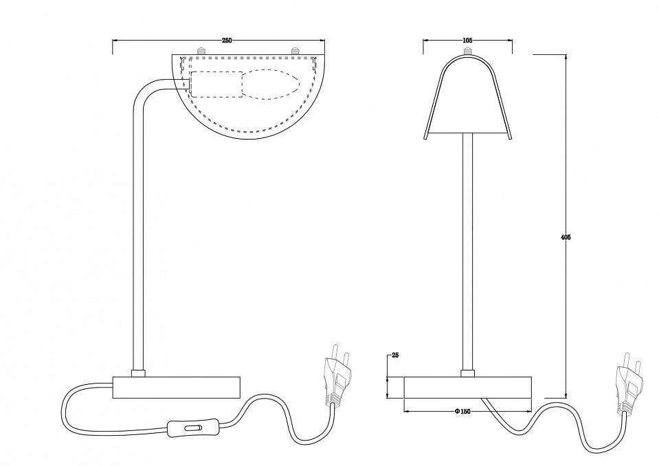 Настольная лампа декоративная Freya Mallow FR5228TL-01W