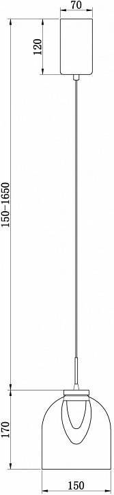 Подвесной светильник Freya Fume FR5399PL-L4BS1