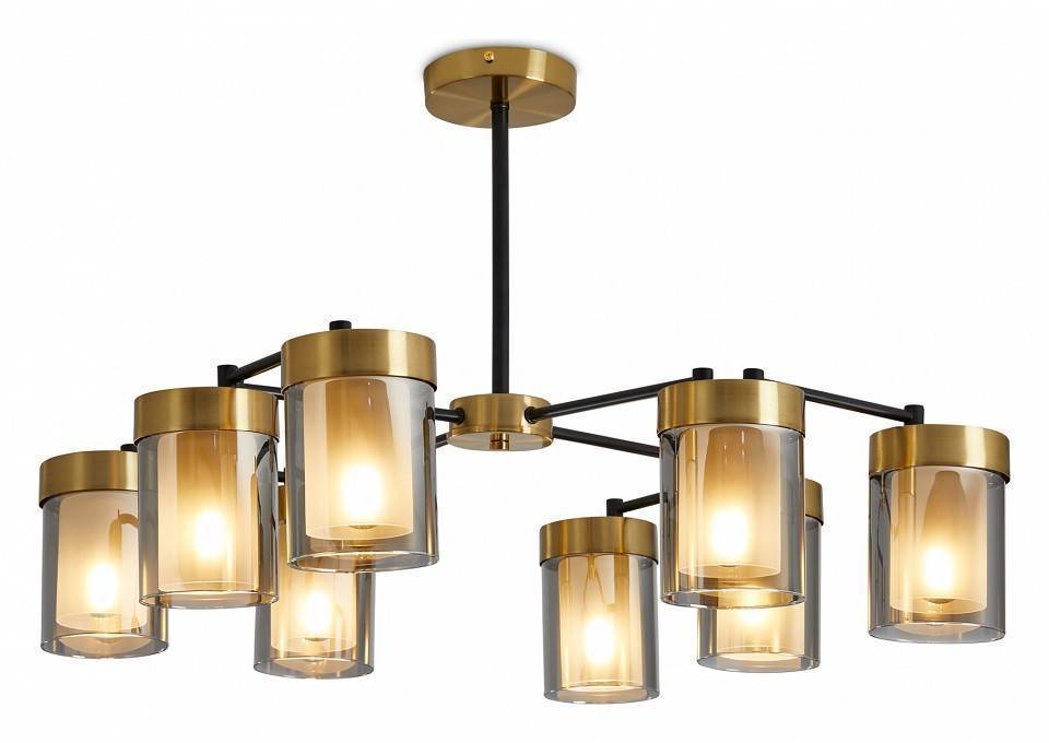 Люстра на штанге Freya Lora FR5432PL-08BBS