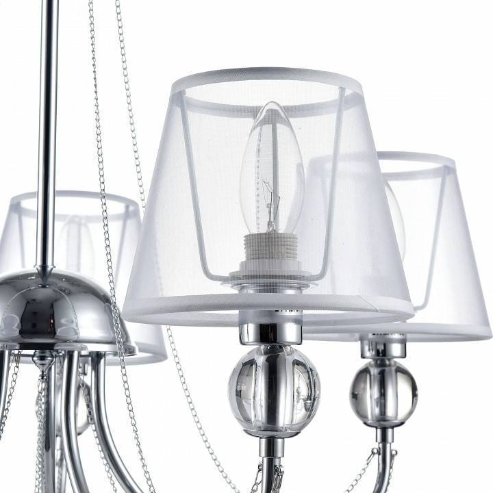 Люстра на штанге Freya Beverly 5 ламп FR5661-PL-05-CH