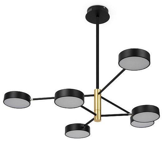 Люстра потолочная светодиодная Freya Tibo FR6048CL-L6GR