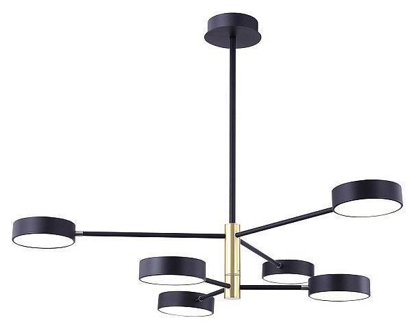 Люстра потолочная светодиодная Freya Tibo FR6048CL-L6GR