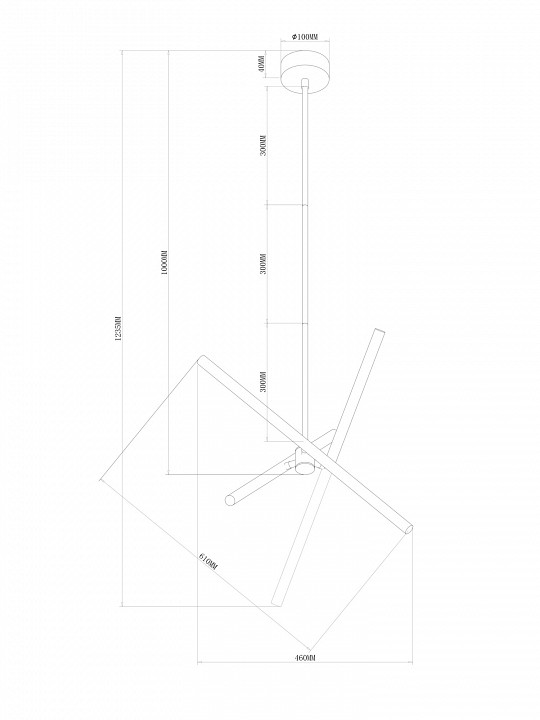 Подвесная люстра Freya Artwork FR6069PL-L65B