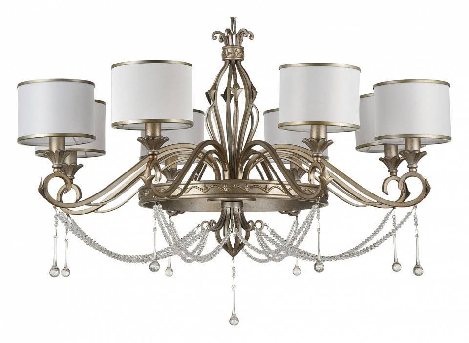 Подвесная люстра Maytoni Fiore 8 ламп Золото H235-08-G