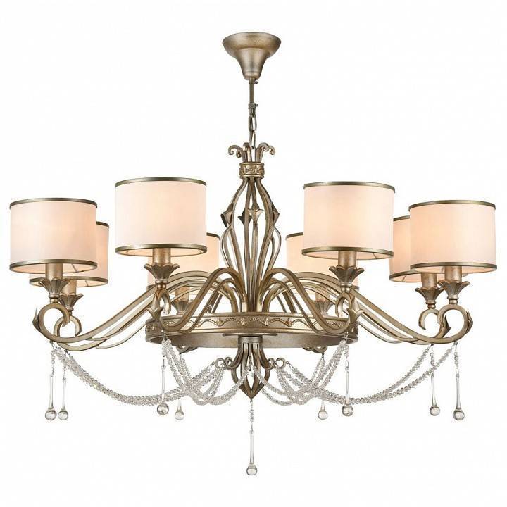 Подвесная люстра Maytoni Fiore 8 ламп Золото H235-08-G