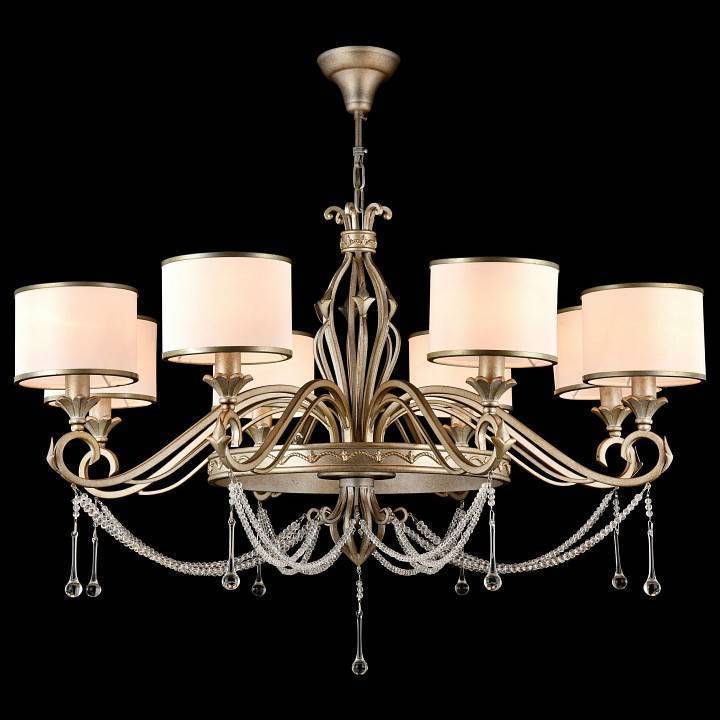 Подвесная люстра Maytoni Fiore 8 ламп Золото H235-08-G