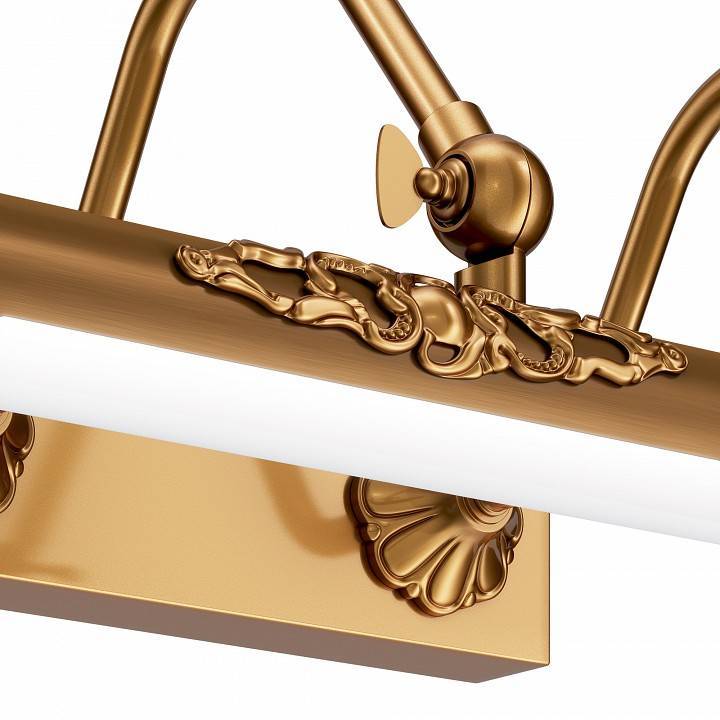 Подсветка для зеркала Maytoni Oculus 10 Вт 3000 K золото MIR014WL-L10G3K