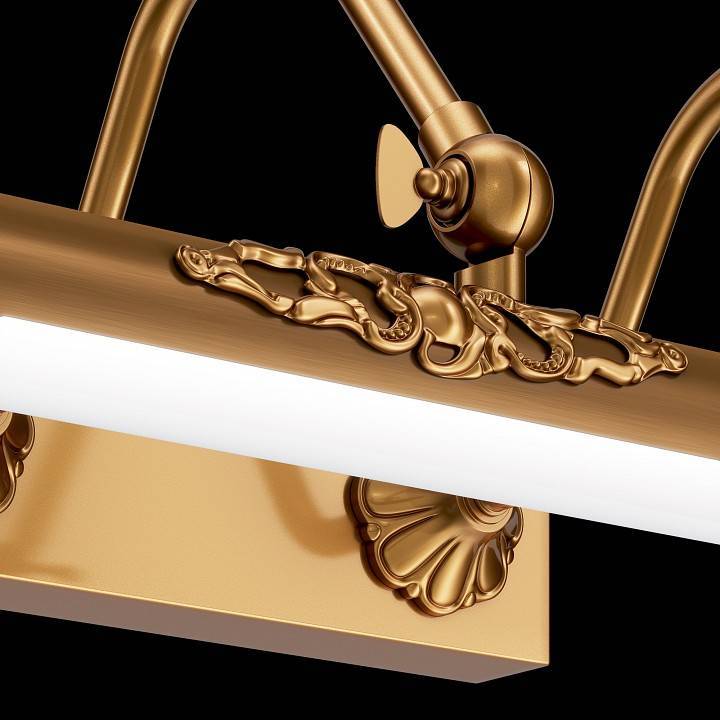 Подсветка для зеркала Maytoni Oculus 10 Вт 3000 K золото MIR014WL-L10G3K