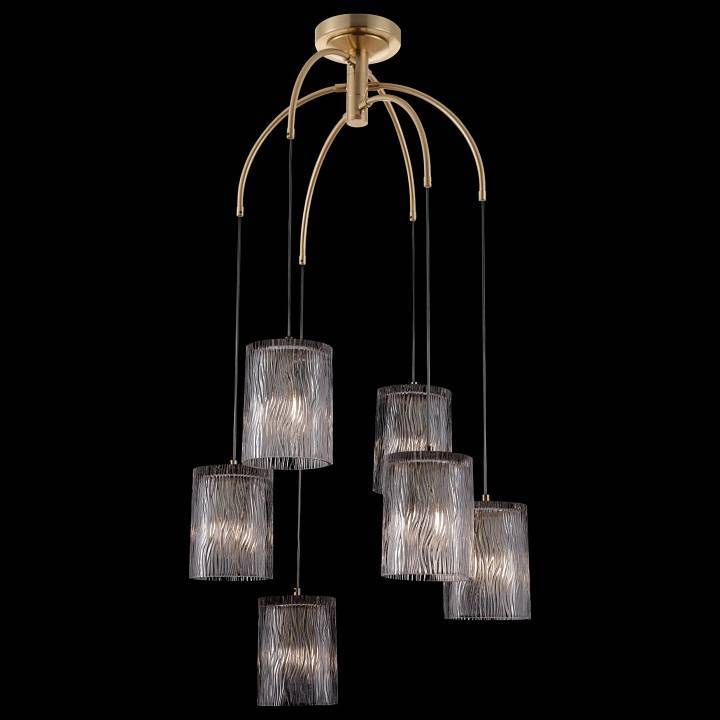 Люстра подвесная Maytoni Starfall 6 ламп MOD042PL-06BS