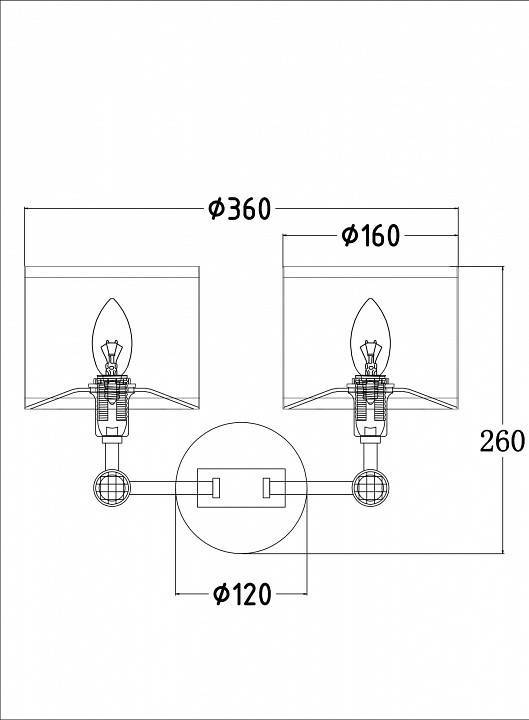 Бра Maytoni Alloro MOD088WL-02BS