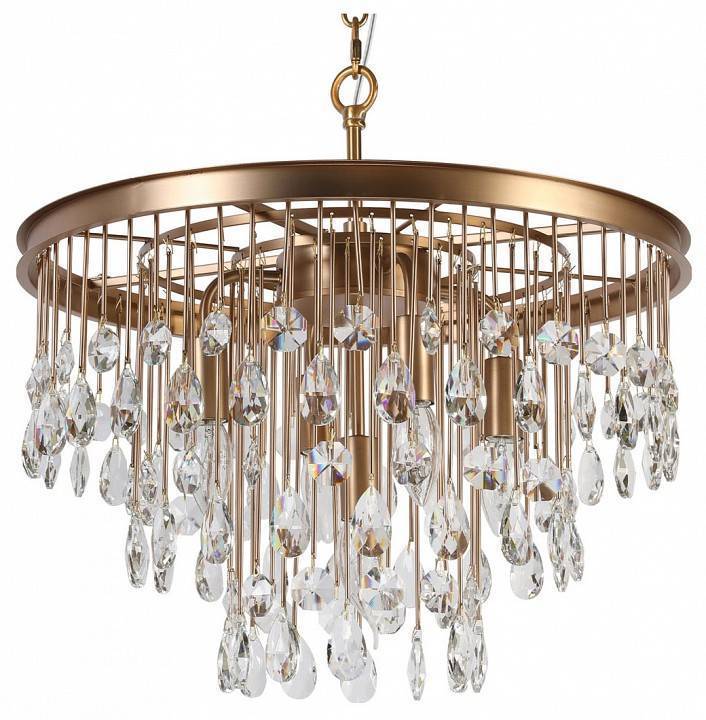 Подвесная люстра Maytoni Linn 5 ламп MOD091PL-05G